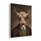 Stupell Industries Highland Cow Scottish Gentleman Wall Plaque, design by Matthew Piotrowicz